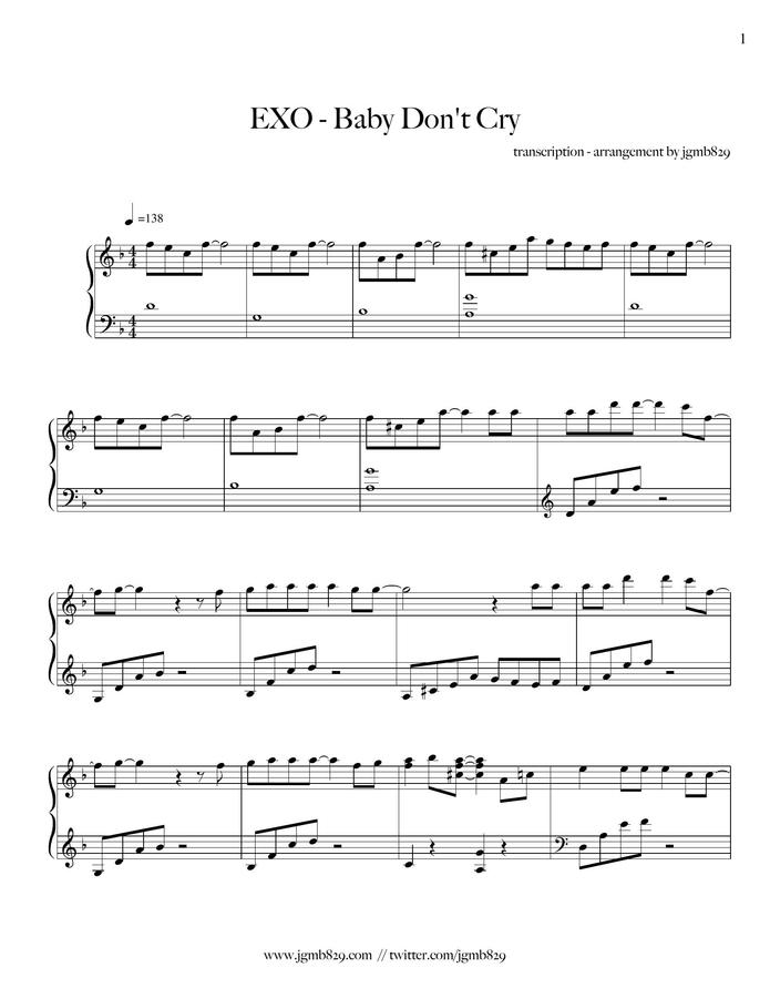 EXO - Baby, Don`t Cry (인어의 눈물)