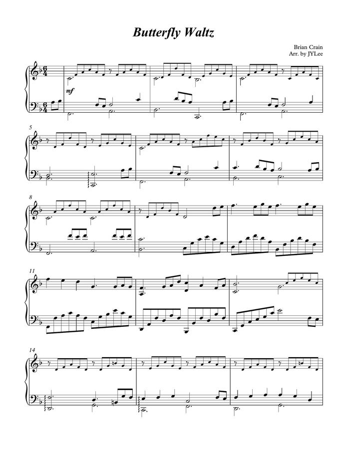 Brian Crain - Butterfly Waltz  by JYLee0
