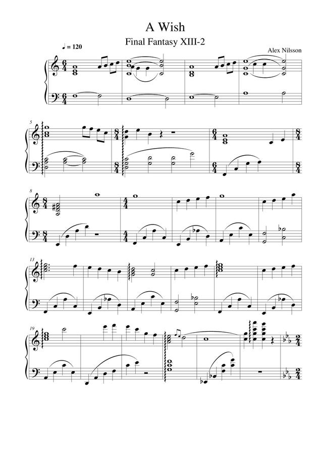 Final Fantasy 13-2 OST - A Wish0