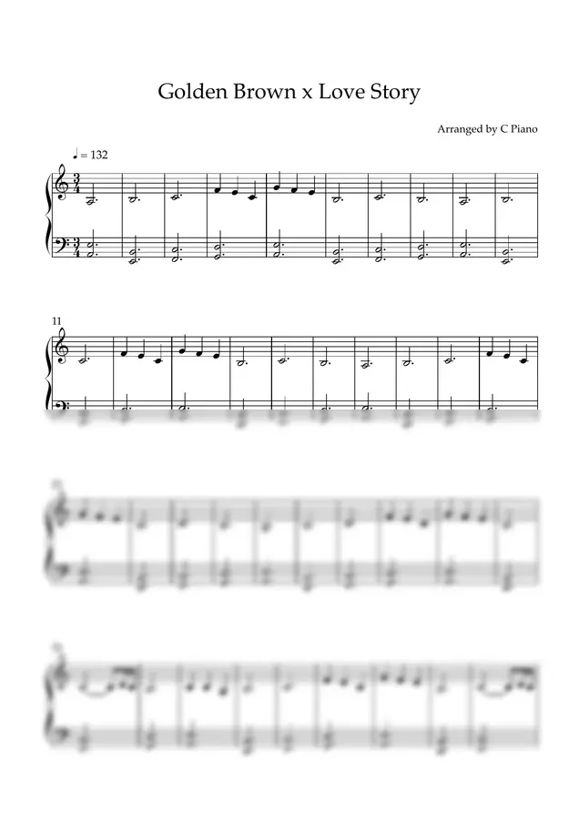  The Stranglers and  Indila - Golden Brown x Love Story (Easy Version)