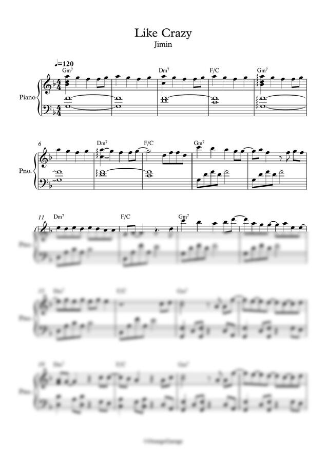 지민 (방탄소년단) - Like Crazy by OrangeGarage0