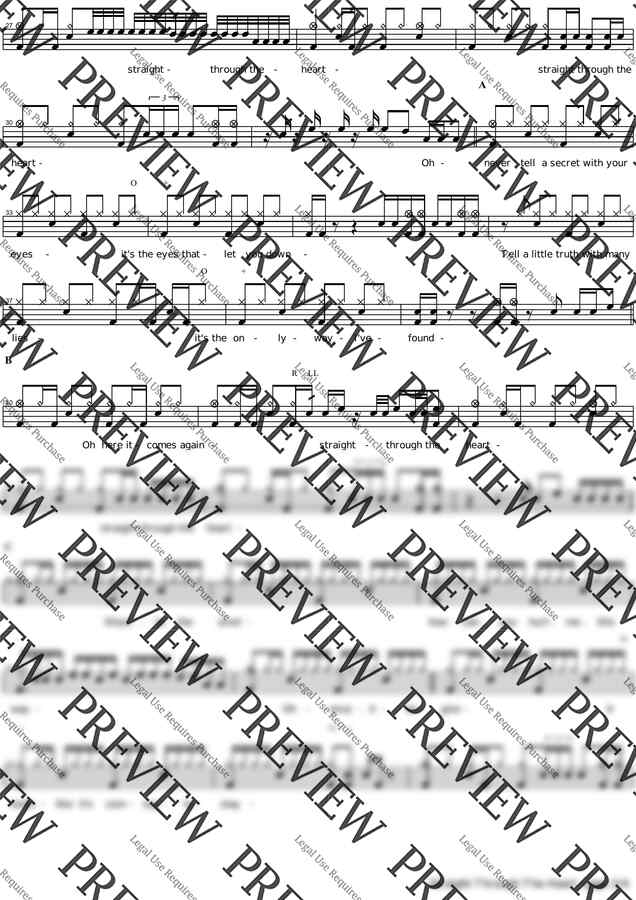 Dio - Straight Through The Heart by 카피드럼1