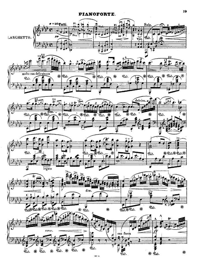 F. Chopin (쇼팽) - Piano Concerto No.2 In F minor II. Larghetto (피아노 협주곡 2번 2악장)0