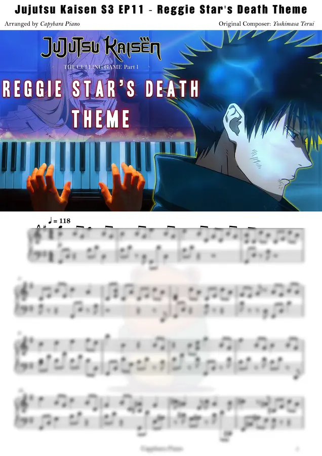 Yoshimasa Terui - Reggie Star's Death Piano Theme