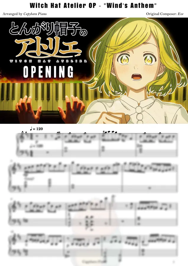 Eve - Witch Hat Atelier OP - "Wind's Anthem"
