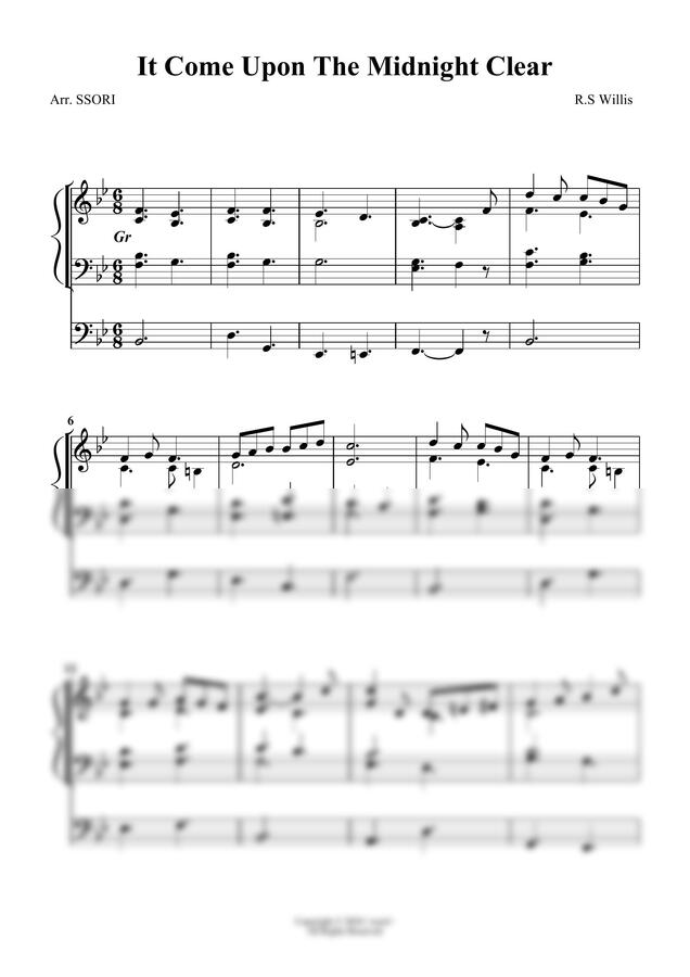 R. S. Willis - 그 맑고 환한 밤중에(It Came Upon the Midnight Clear) by SSori0