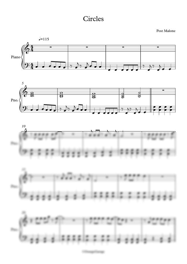 Post Malone - Circles by OrangeGarage0