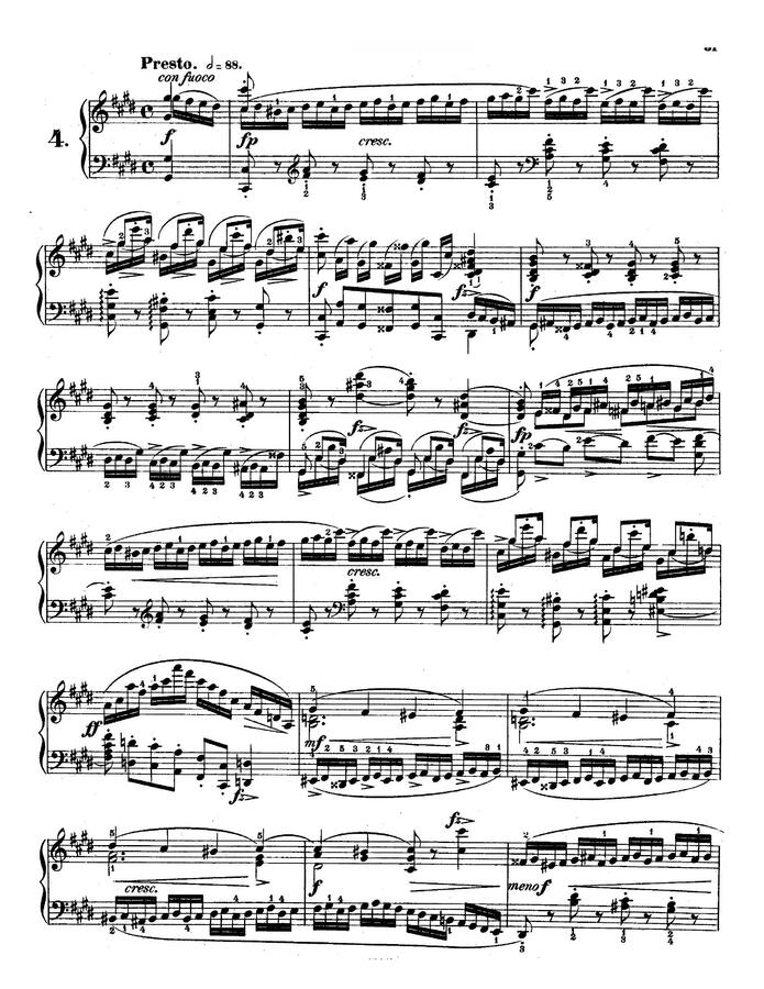 F. Chopin (쇼팽) - Etude Op.10 No.4 (추격)