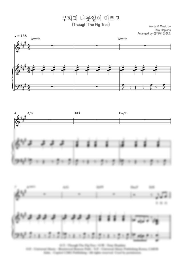 Tony Hopkins - 무화과 나뭇잎이 마르고 A Key (피우다워십 ver.)