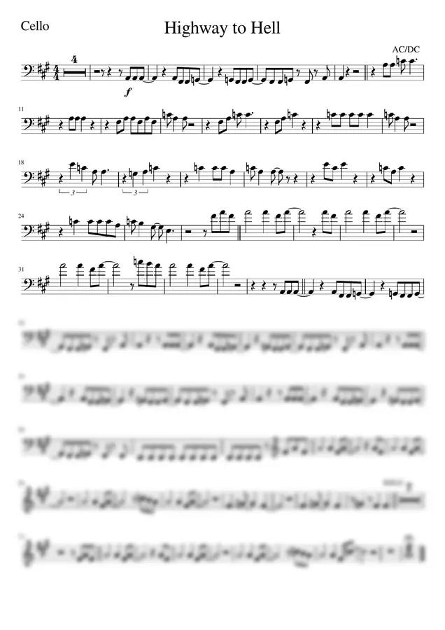 AC/DC - Highway to Hell (Cello and Piano)