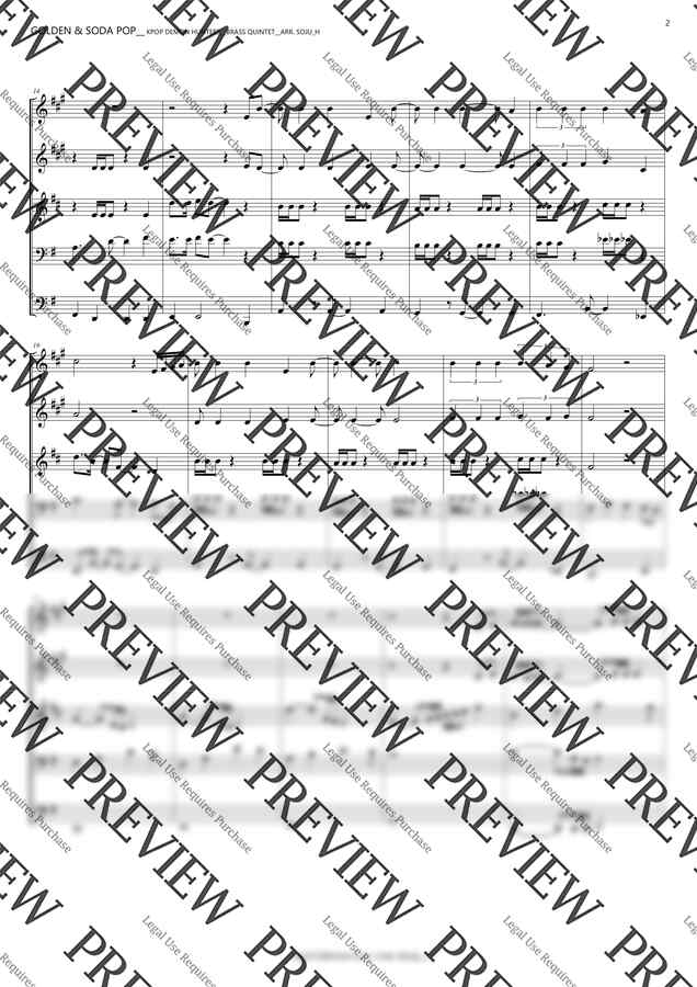 케이팝데몬헌터스 - Golden, soda pop (brass quintet) - KIM EUN JAE (금관오중주) by 소쥬1