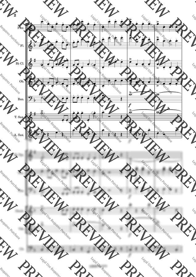 Sleigh Ride [관악합주][플루트][오보에][클라리넷][바순][트럼펫][트롬본] by 심플플루트뮤직1