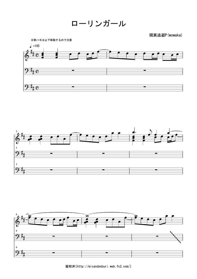 하츠네 미쿠 - 롤링걸 (rolling girl) by wowaka0