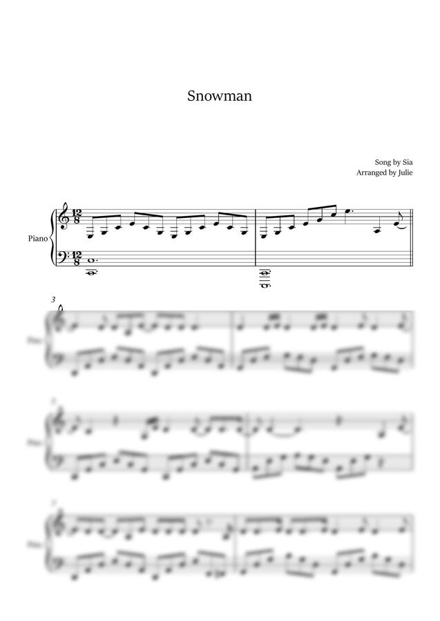 Sia - Snowman by Julie0