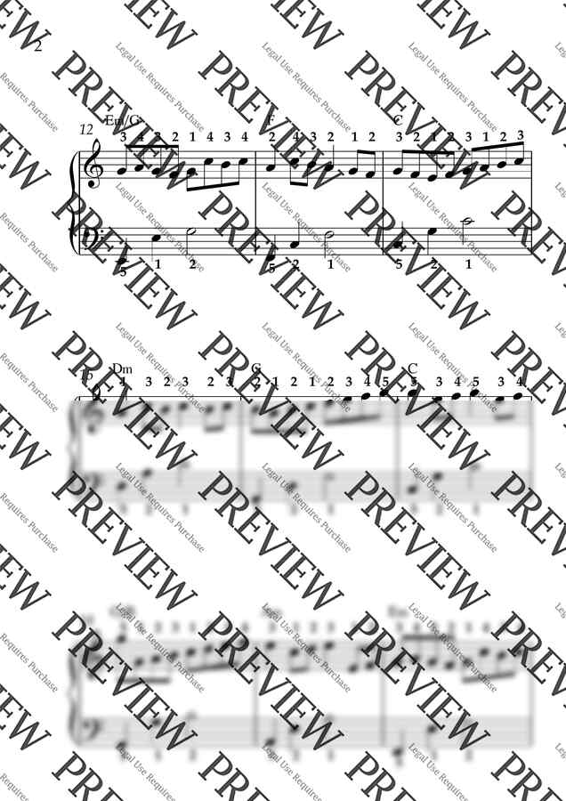 요한 파헬벨 - 캐논(Canon) (쉬운버전) by 마스터피아노 by 량쌤1