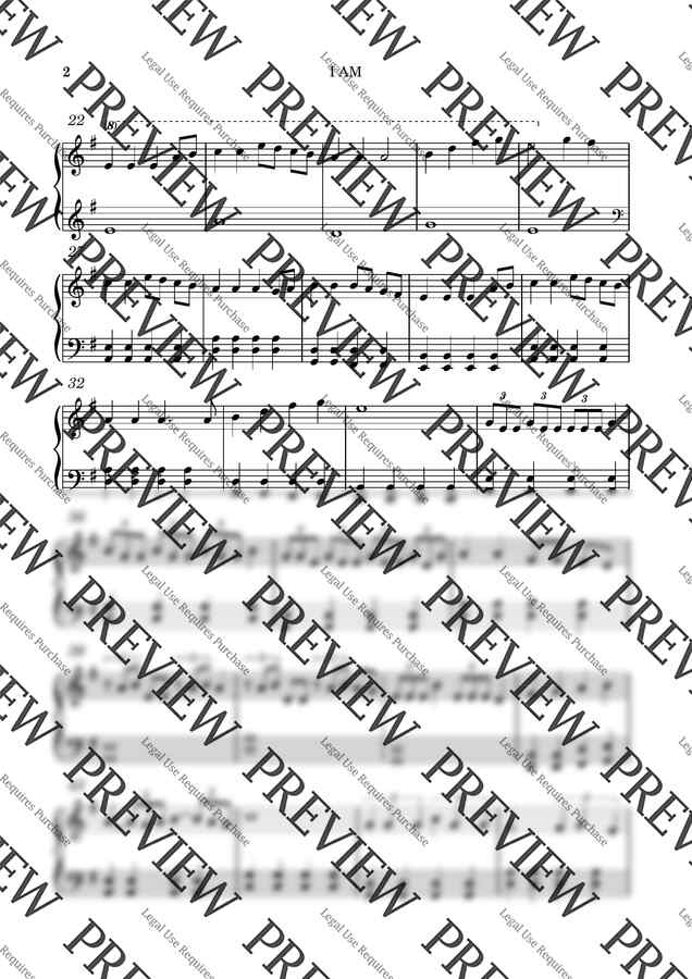 IVE (아이브) - I AM (쉬운 악보) by 엄피아노1