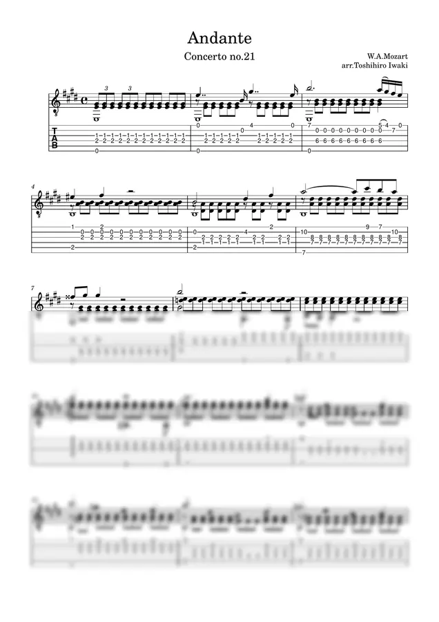Mozart - Piano Concerto No. 21, II. Andante