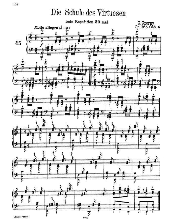 C. Czerny - 체르니 60 (op.365) 45번~60번0