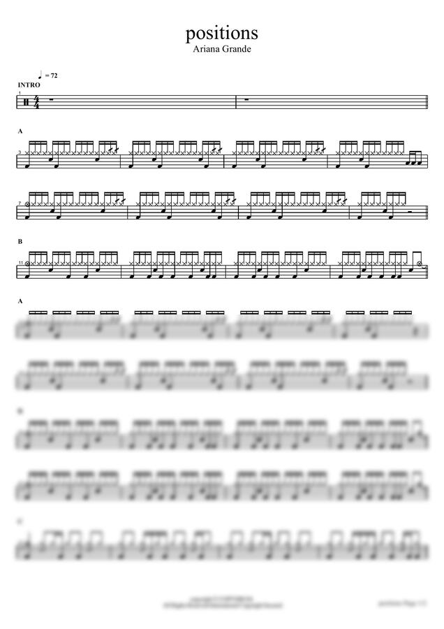 Ariana Grande - positions by COPYDRUM0