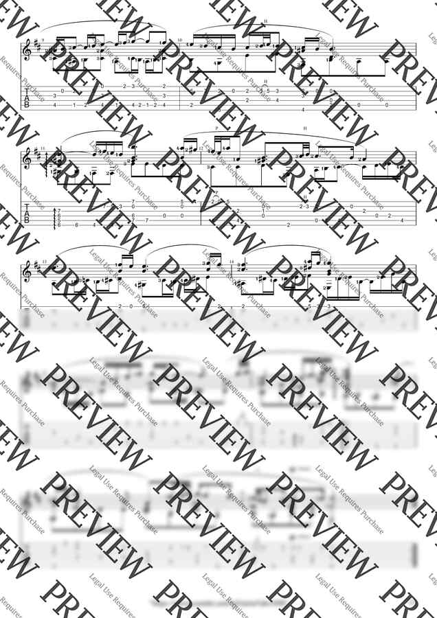 J.S. Bach - ARIA in Suite 3.(Air On G String, BWV1068) by GuitarTabs1