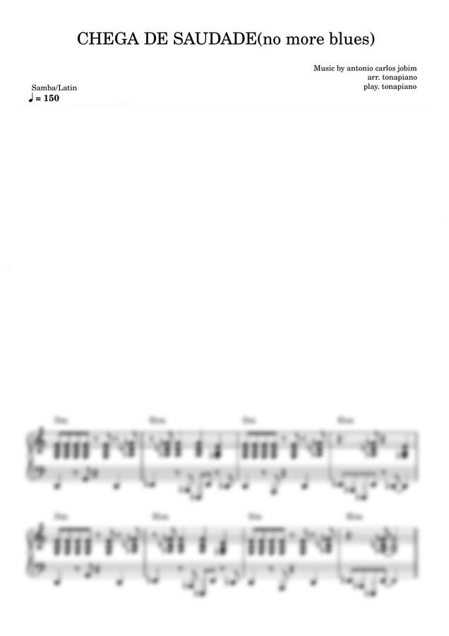 Antonio carlos jobim - Chega de saudade(No more blues) (Latin/samb)