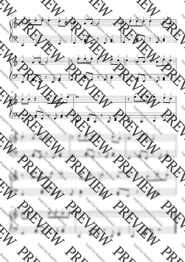 크리스마스 캐롤 - Feliz Navidad 펠리스 나비다 (체100.쉬운악보) by 이지피아노1