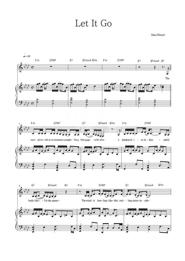 Indina Menzel - let it go