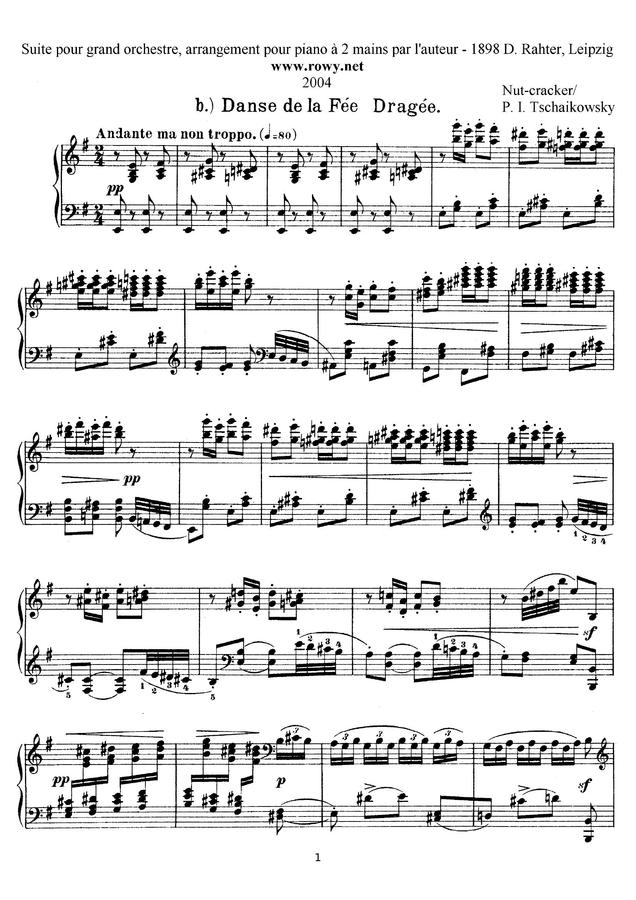 Tchaikovsky (차이코프스키) - 사탕 요정의 춤 (호두까기 인형 中)