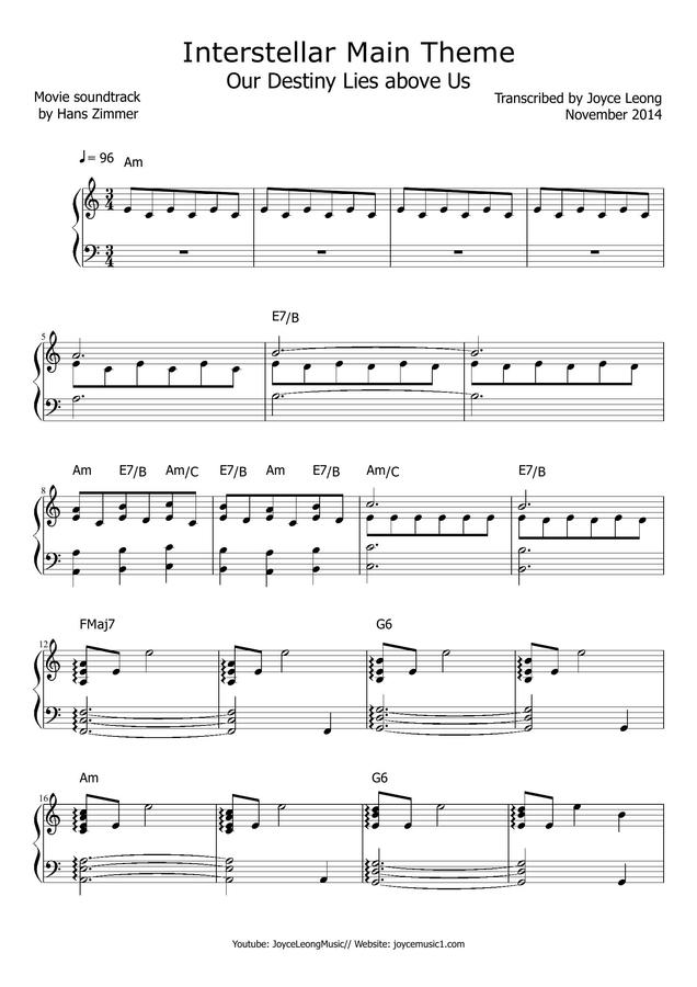 Hans Zimmer - Our destiny lies above us