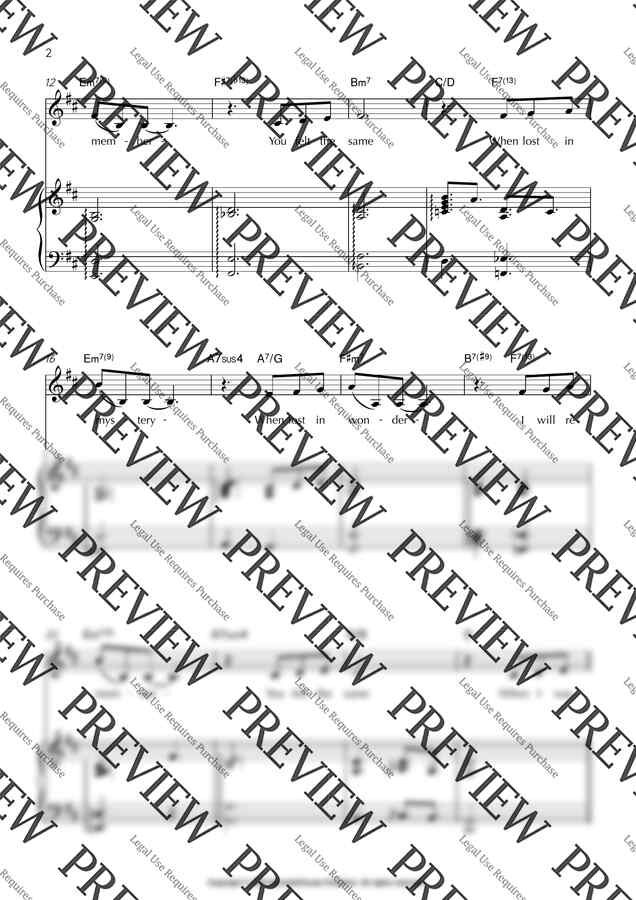 Sam Ock - Remember (원곡3단악보) by 보니랑1