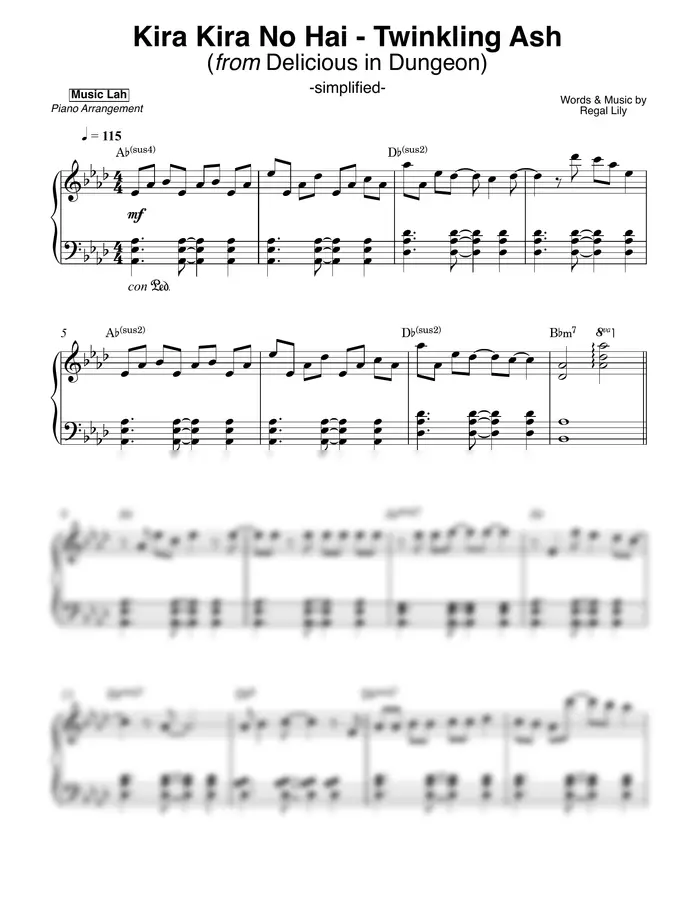 Regal Lily - Kira Kira No Hai - Twinkling Ash (Simplified)