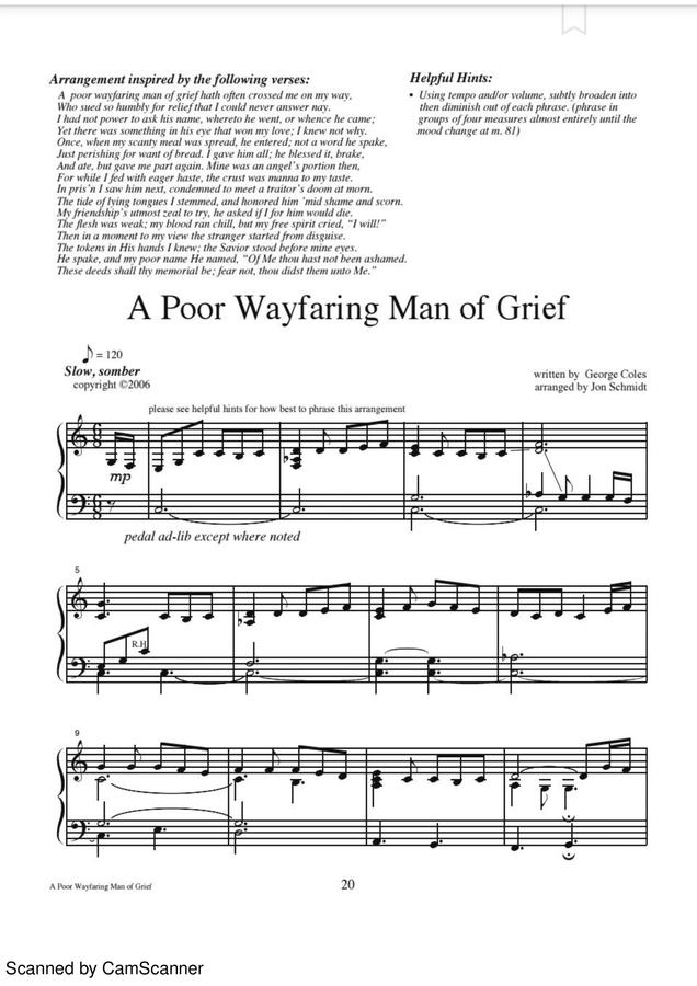 Jon Schmidt - A Poor Wayfaring ManOfGrief