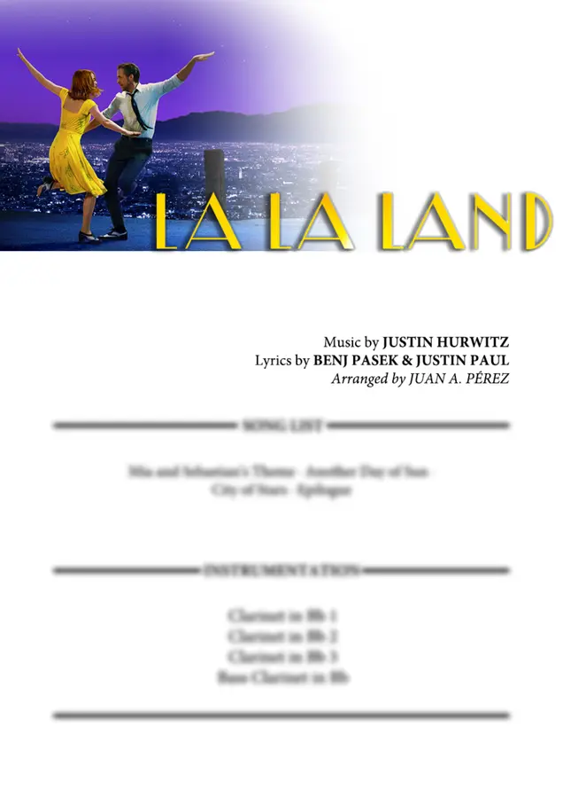 Justin Hurwitz - La La Land (Clarinet Quartet)