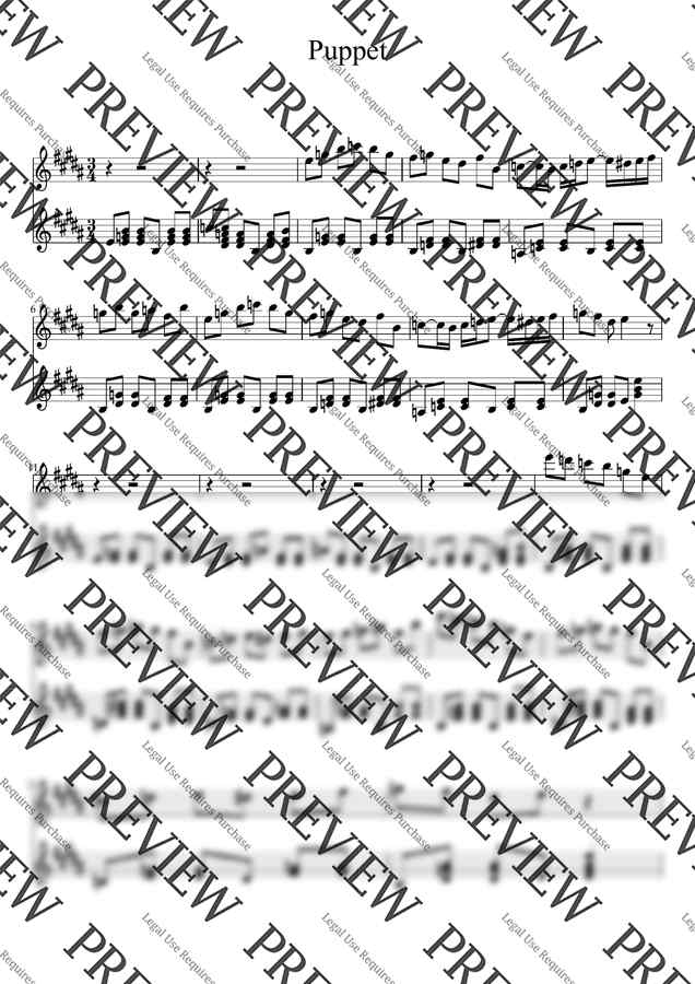 악보 > Ib Puppet (Mary's Theme)