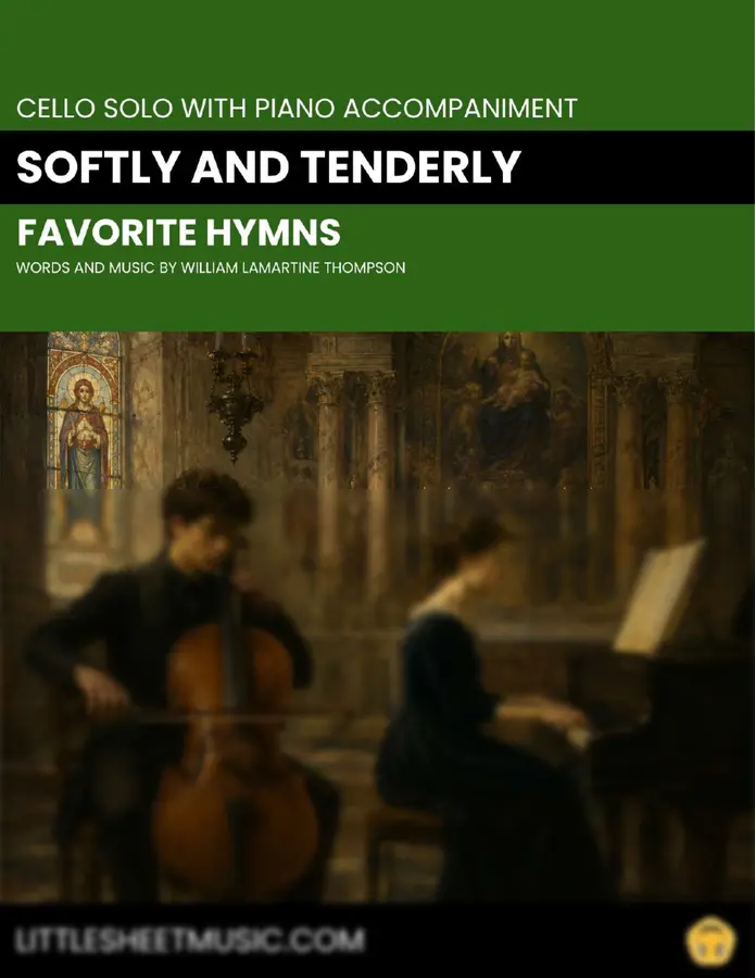 Will L. Thompson - Softly And Tenderly (Cello Solo with Piano Accompaniment)