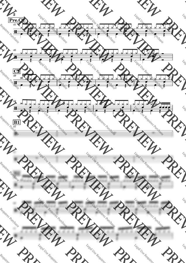 악보 > 김성규 Daydream (Feat. Borderline TABLO & JW) (드럼악보) by Drummer KWI