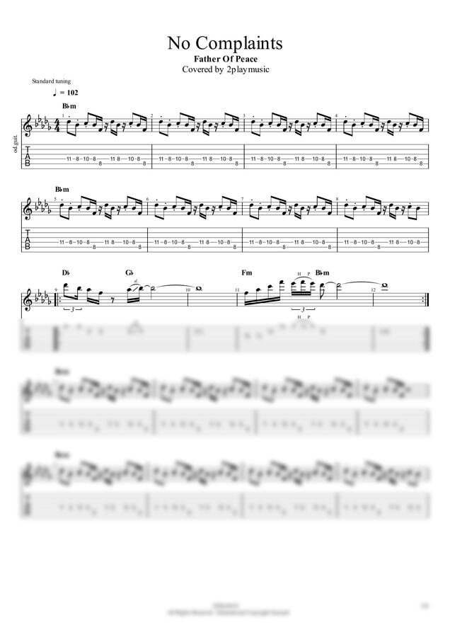 Father Of Peace - No Complaints by 2playmusic0