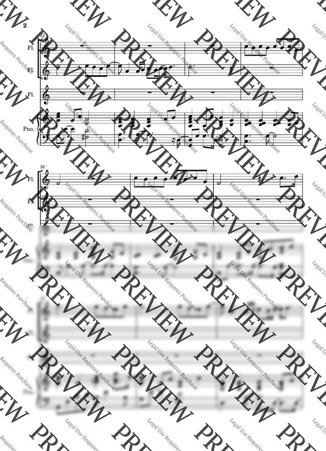 그 사랑 [플루트 앙상블과 피아노] by 심플플루트뮤직1