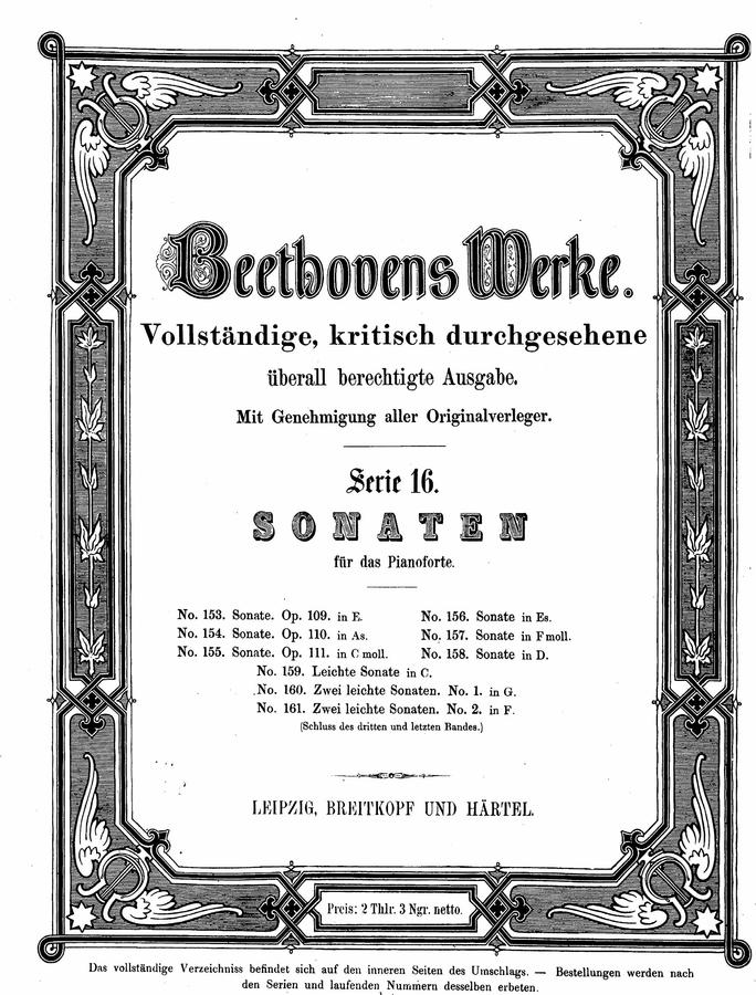 L.V.Beethoven (베토벤) - Piano Sonata No.30