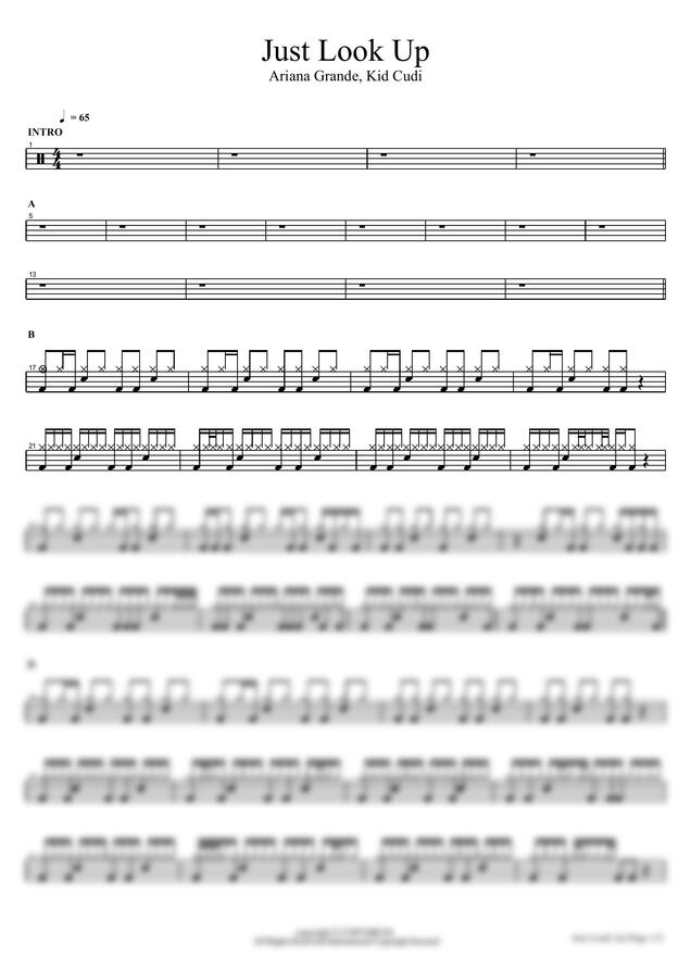 Ariana Grande, Kid Cudi - Just Look Up by COPYDRUM0
