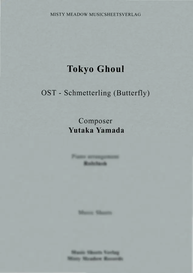 Yutaka Yamada - Tokyo Ghoul: Re OST - Schmetterling (Butterfly)