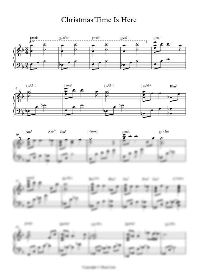 VINCE GUARALDI TRIO - CHRISTMAS TIME IS HERE (JazzBallad)