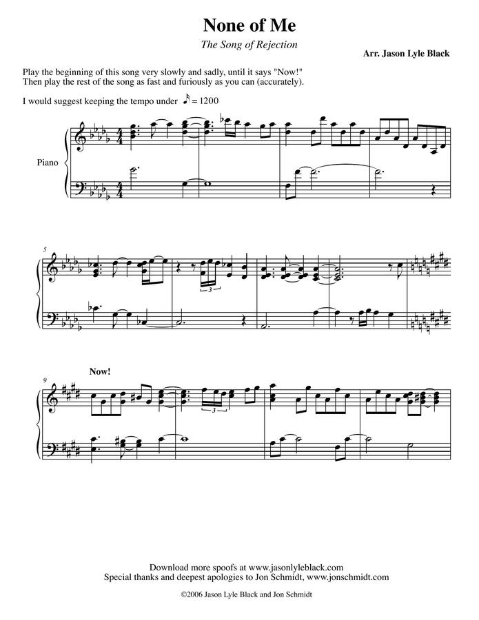 Jason Lyle Black - None of me