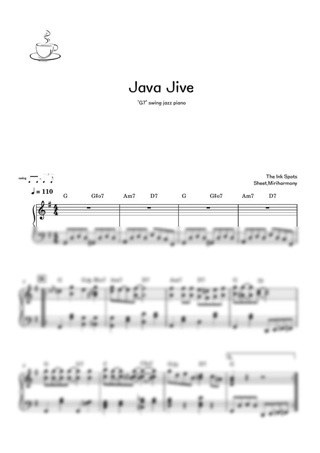 The Ink Spots - Java Jive (G7 swing) by Miriharmony0