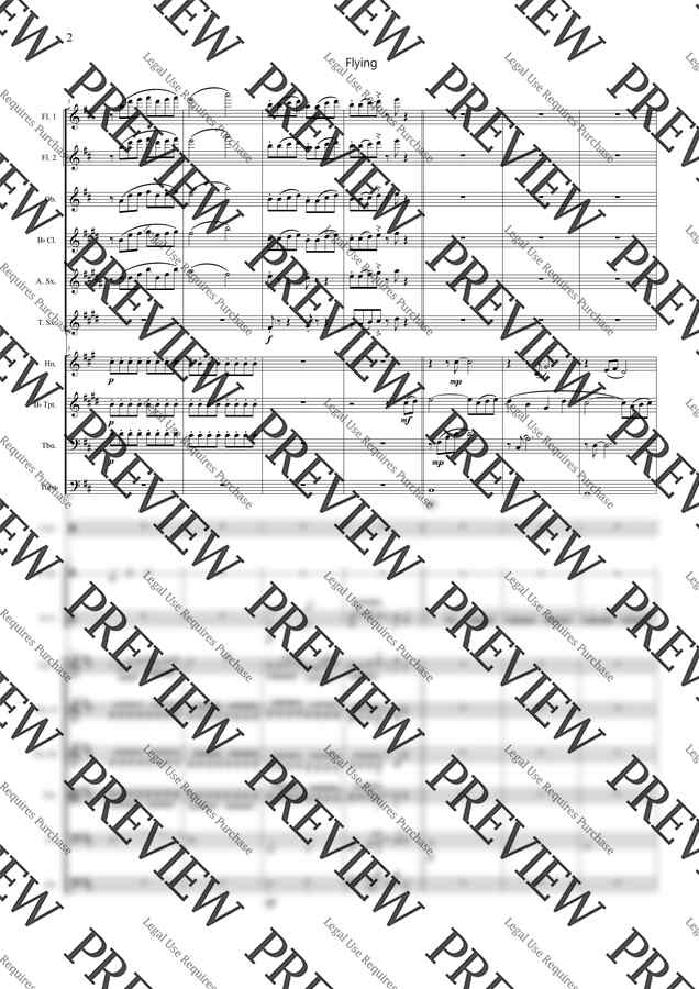 스티브 바라캇 - Flying (오케스트라 스코어) by 악보공방1