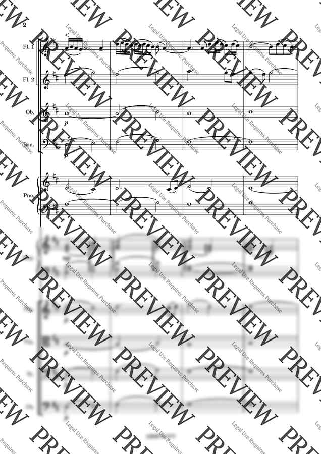 가브리엘의 오보에[오케스트라][플루트][바이올린][첼로][피아노][오보에][바순] by 심플플루트뮤직1