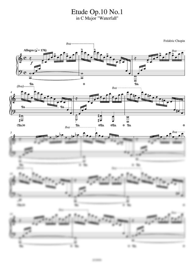 F. Chopin (쇼팽) - Etude Op.10 No.1 (에튀드 1번 "승리") by JUNPIN0