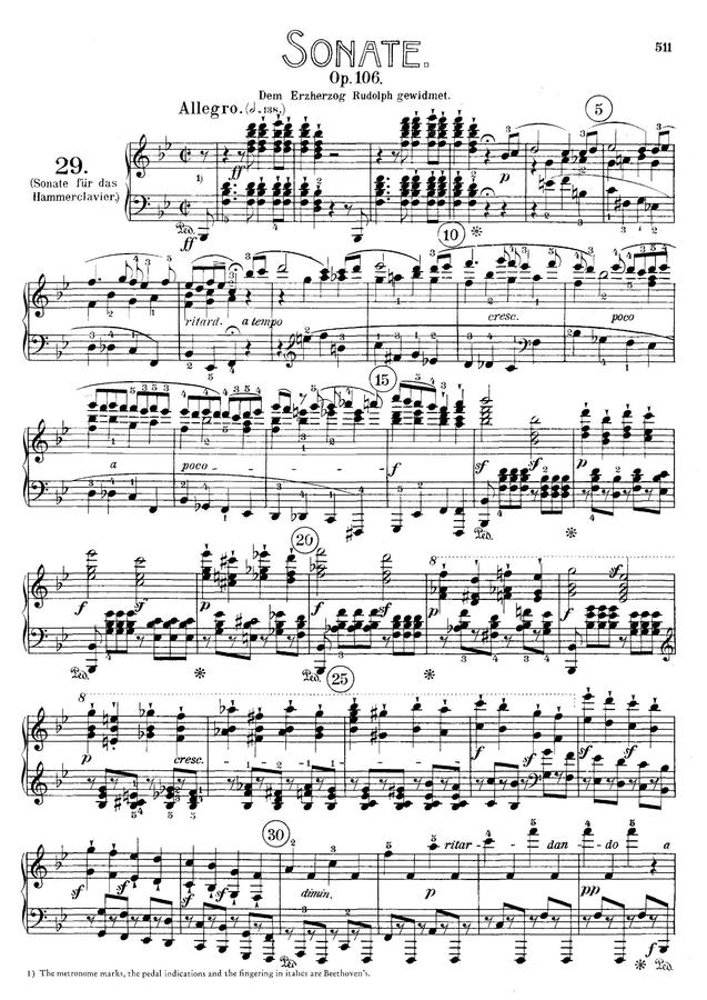 L.V.Beethoven (베토벤) - Piano Sonata No.290