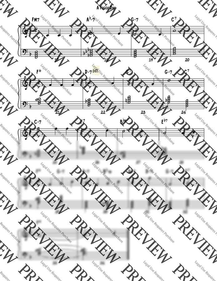 George Gershwin - A Foggy Day (easy) by Zoey1