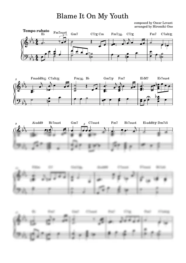 Oscar Levant - Blame it on my youth